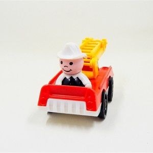 Fisher-Price Little People Main Street 2500 Fire Truck Fireman